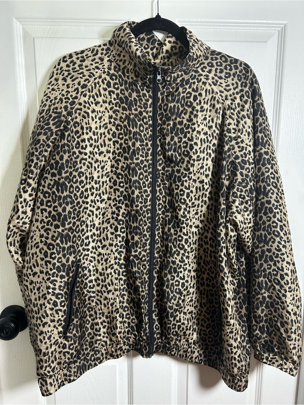 Avenue Leopard Print Jacket - Tan & Black